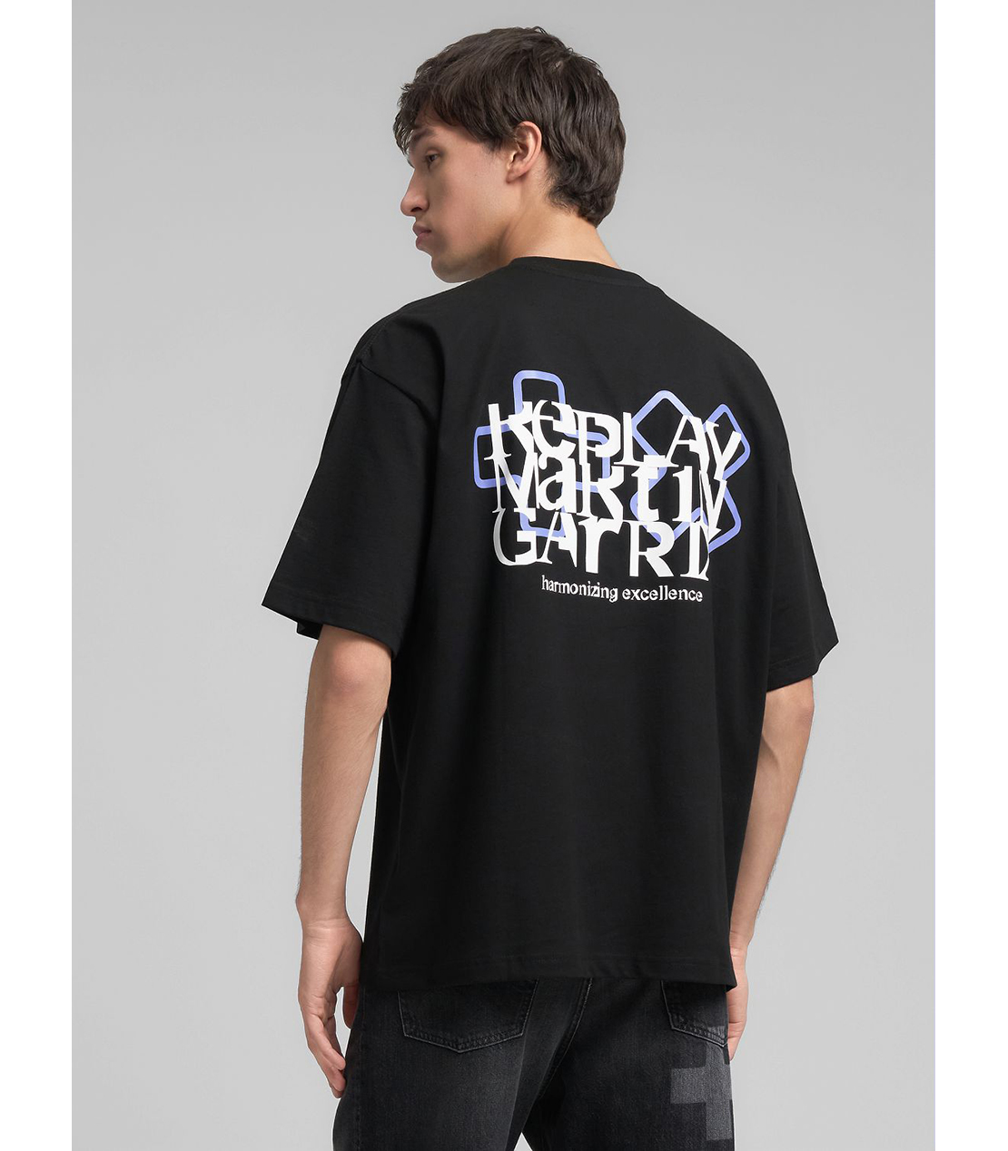オーバーフィット REPLAY X MARTIN GARRIX ロゴ&レタリング Tシャツ